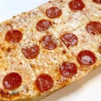 Pepperoni Pizza · Marinara sauce, mozzarella cheese and pepperoni on your choice of dough