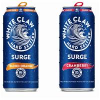White Claw Surge  · 8% Alcohol !! 16oz cans. Blood Orange or Cranberry