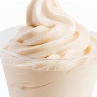 Soft Serve Ice 'Cream' · Oat-based ice 'cream.' Original vanilla flavor with option to add chocolate or strawberry sa...