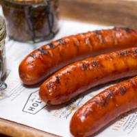 Hot Link · Louisiana Pork Hot Links Smoked & Grilled