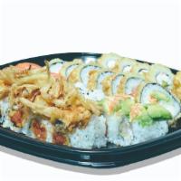 Sushi Chefs Plate B · Feeds 3~4people : Sushi chef's plate A + Sea snake roll