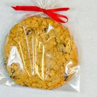 Oatmeal Raisin Cookie · A step above the classic oatmeal cookie. We add a hint of pure maple syrup, golden raisins, ...