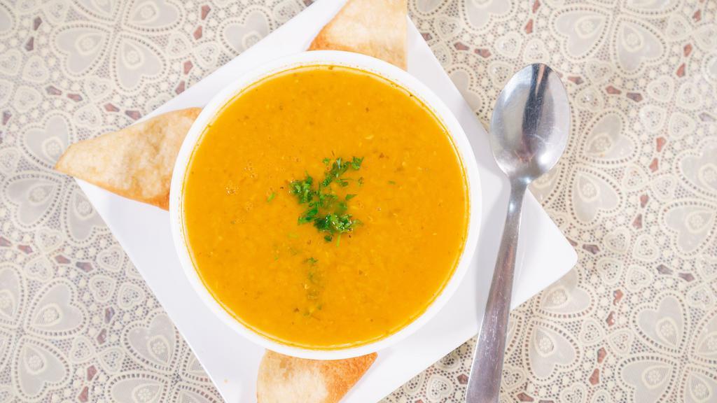 Lentil Soup · Savory legume soup.