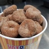 Mini Donuts Bucket (25) · Try 25 of our Original Cinnamon Sugar Mini Donuts Made FRESH to order our Premium Mini Donut...