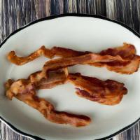 Bacon · Four strips.