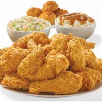 Mix Chicken (6 Pieces) · Two small sides, two biscuits.
