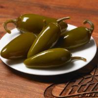 Jalapeño Peppers (5) · Order a side of jalapeño peppers and squeeze the juice onto your chicken. In-the-know Church...
