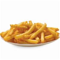 Fries (Regular) · Crinkle cut and crisp, they’re the perfect accompaniment to our chicken.