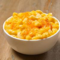 Baked Mac & Cheese (Regular) · We take mac and cheese, sprinkle shredded cheddar cheese on top, then bake it to golden perf...