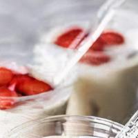 Fresas Con Crema · Strawberries served on a layer of whipped cream and topped with our special cream and whip c...