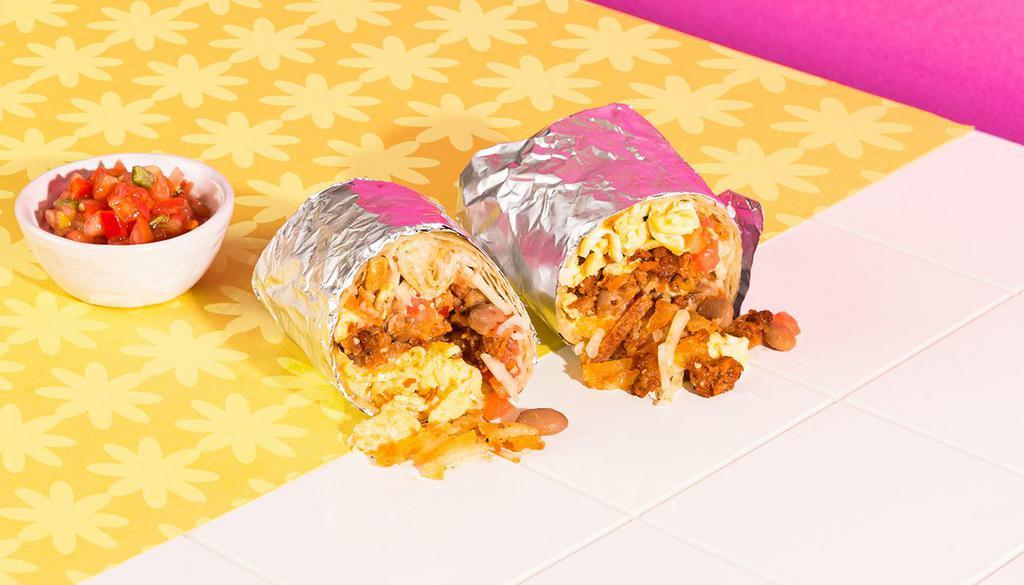 Build Your Customized Burrito · Build your own breakfast burrito to start the morning strong!