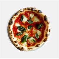 Margherita Pizza · Marinara, fresh mozzarella, and fresh basil. That's a freaking good pizza.