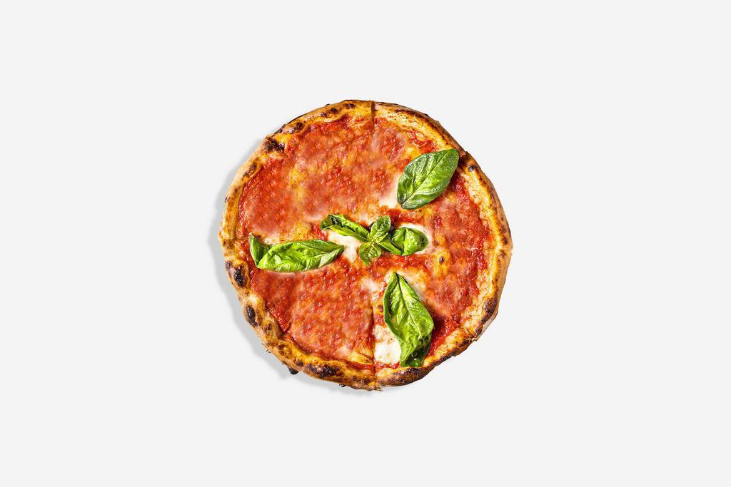 Tomato Pie · Just marinara and fresh basil. That's a f*cking good pizza.