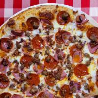 Meat Lover'S Pizza (Small) · Ham, sausage, bacon and pepperoni.