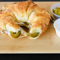 Croissant With Jalapeño And Cream Cheese  · 