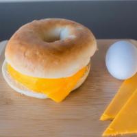 Egg And Cheese Sandwich · Includes: Egg, Mayo, Cheddar Cheese (yellow).
All Breakfast sandwiches contain real eggs.
