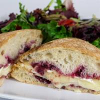 Turkey Brie  · Turkey, brie, and cranberry sauce