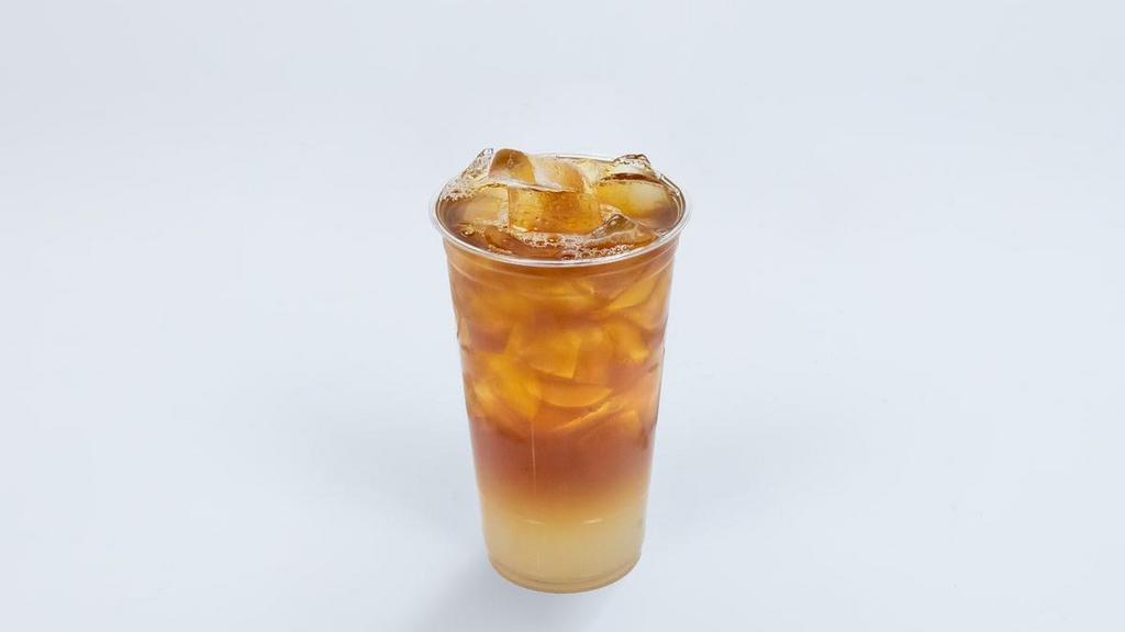 Arnold Palmer · Half iced tea, half lemonade.