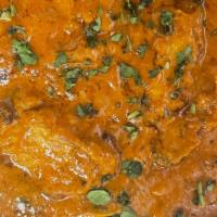 Fish Korma  · Fish cooked in mild spices with onion & cream