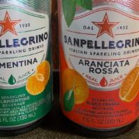 San Pellegrino(Italian Sparling Drink)Choose One  · SAN PELLEGRINO(Italian Sparling Drink)