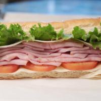 Ham & Cheese · Traditional blend of ham, Swiss cheese, lettuce, tomato and mayonnaise.