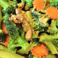 Broccoli · Stir-fried broccoli and carrots in our special house brown sauce.