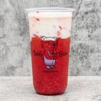 Strawberry Cheezy · Fresh Strawberry jam mix with Jasmine tea & Cheezy on top
