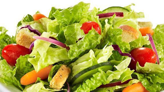 House Salad (Medium) · Iceberg lettuce, tomato, red onion, black olives, pepperoncini.