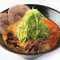Negi Miso Ramen/ ネギ味噌ラーメン · Soup: special recipe of pork broth, house made miso, fish flavored oil and garlic oil. Toppi...