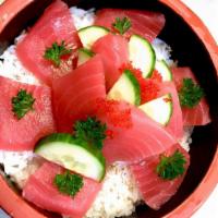 Tekka Don · (Sliced Raw Tuna over Sushi Rice)