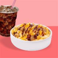 Loaded Mac Combo · Served with your choice of mac & a drink