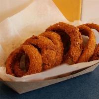 Onion Rings · Hand-battered daily.