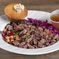 Tri Tip Smokehouse Salad · Jack's favorite! Our Tri Tip smokehouse salad brings all the goodness of slow smoked tri tip...