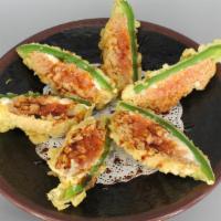 Heart Attack · Deep-fried jalapeno with cream cheese and spicy tuna.