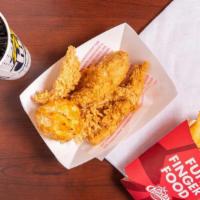 5 Piece Texas Tenders™ Combo · Five Texas Tenders™, our new recipe of our handcrafted classic marinated in buttermilk, perf...