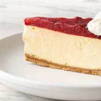 Strawberry Cheesecakes · one slice