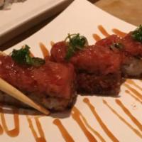 Red Rock · Crispy Rice with Spicy tuna on top
