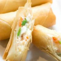 Deep Fried Spring Roll With Egg White & Shrimp · Consuming raw or undercooked meats, poultry, seafood, shellfish, or eggs may increase your r...
