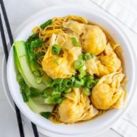 Wonton Noodle Soup · Consuming raw or undercooked meats, poultry, seafood, shellfish, or eggs may increase your r...