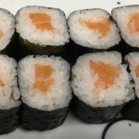 Sake Maki  ( Salmon Roll ) · Salmon.