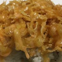 Crunch Roll · Crab, avocado with tempura batter.