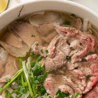 Beef 🥩 Pho ( Phở Bò) · 10 hours simmered Beef bone Soup with Rice Noodle. you can choose meat option: Filet Mignon,...
