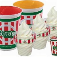 Diy Treat Take Home Kit · Two Quarts of Italian Ice, Three Large Custard Cups and Sprinkles