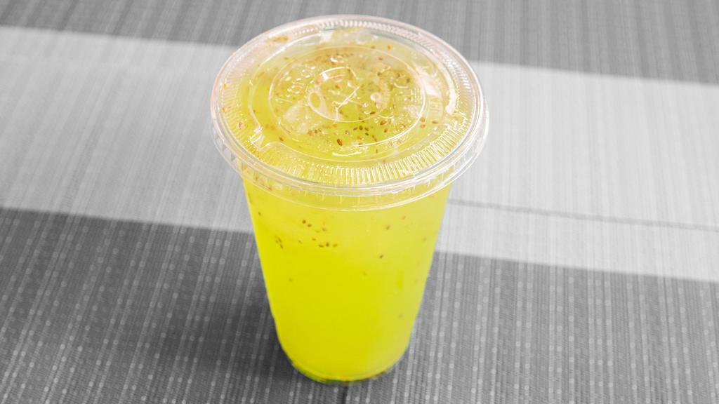 Agua Fresca · Mexican juice with chopped fruit on top