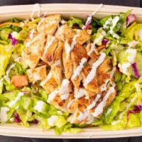 Chicken Breast · Whole white meat chicken breast cooked to order on our grill.
Plate / Salad / Pita / Wrap