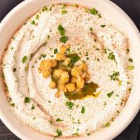 Hummus Bowl · Vegetarian, our house made hummus served the traditional mediterranean way. Plate comes with...