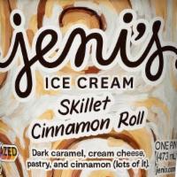 Skillet Cinnamon Roll Pint · Bursting with cinnamon (it’s in the ice cream and caramel sauce), like the classic roll. A d...