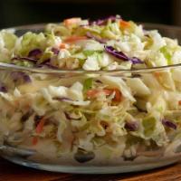 Cole Slaw (Large) · A mix of green cabbage, red cabbage and carrots tossed in a Coleslaw dressing. .