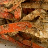 1 Pound Snow Crab · 1 pound of snow crab garlic roasted in butter and secret seasonings
