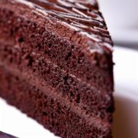 Chocolate Cake · Per slice.